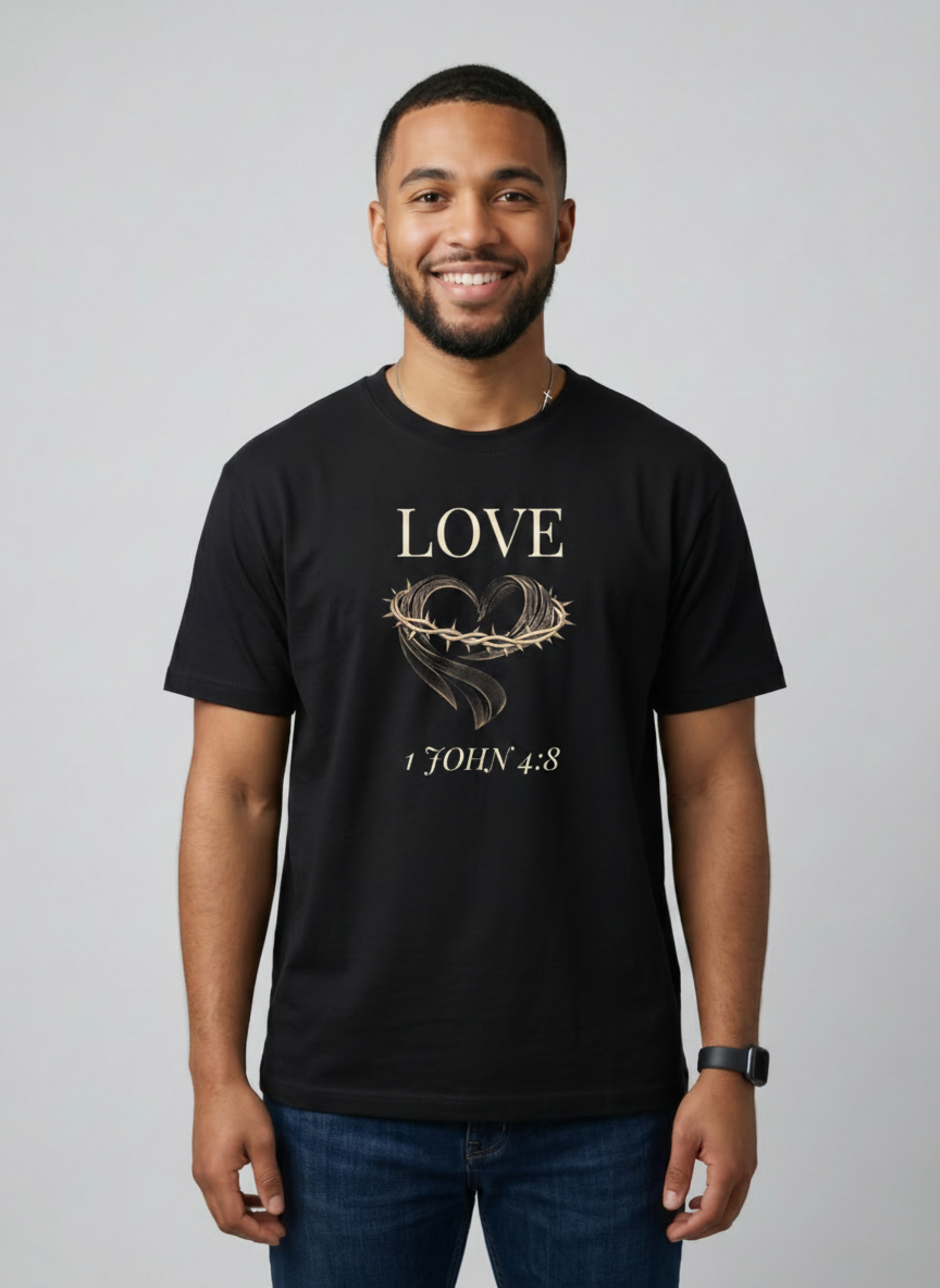 Love Fruit of the Spirit Crown of Thorns T-Shirt - 1 John 4:8