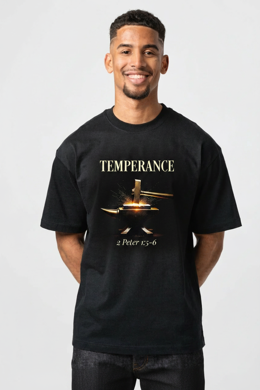 Temperance Fruit of the Spirit T-Shirt - 2 Peter 1:5-6