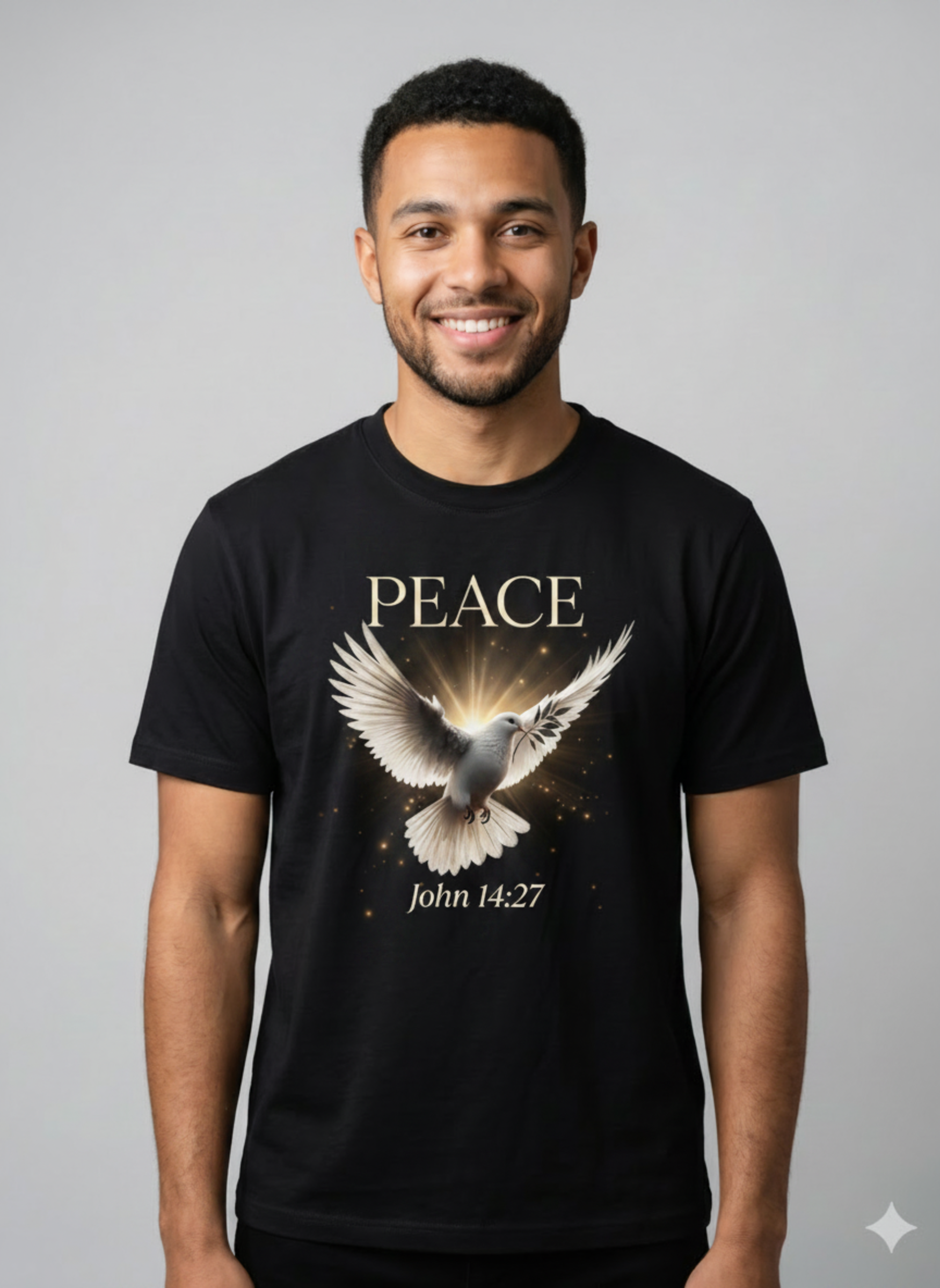 Peace Fruit of the Spirit Dove T-Shirt - John 14:27