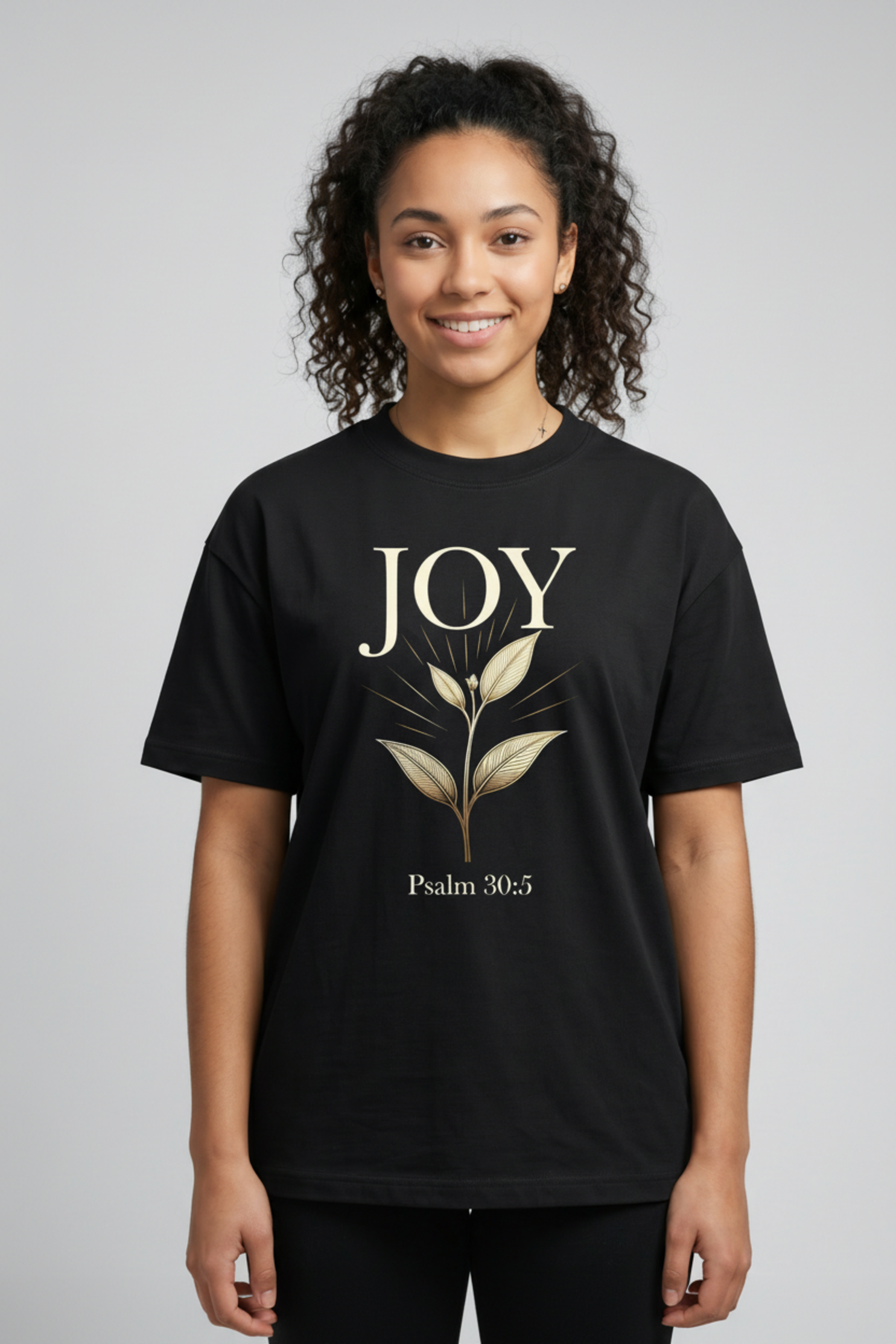 Joy Fruit of the Spirit New Growth T-Shirt - Psalm 30:5