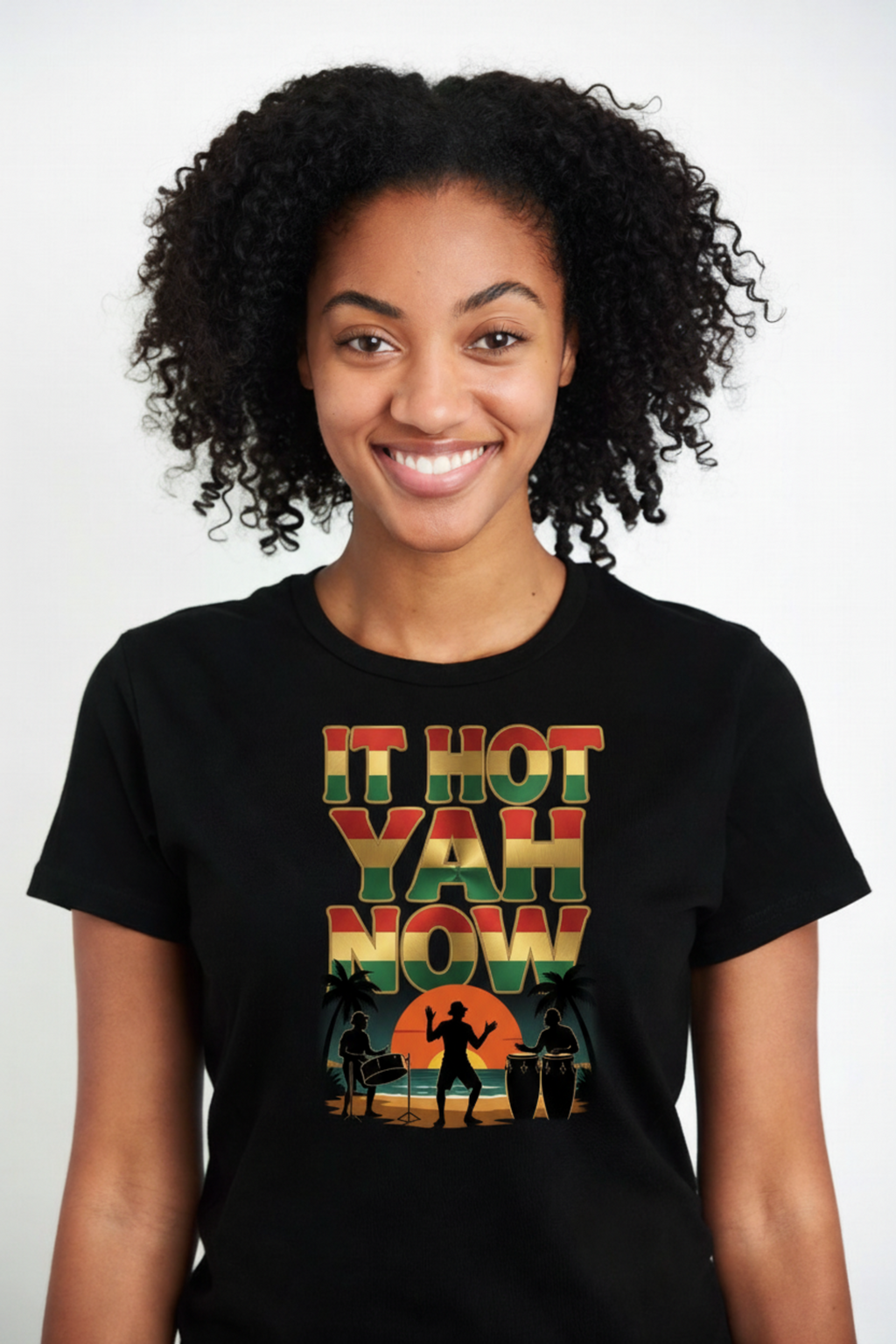 It Hot Wah Now Beach Party - Jamaican Patois T-Shirt