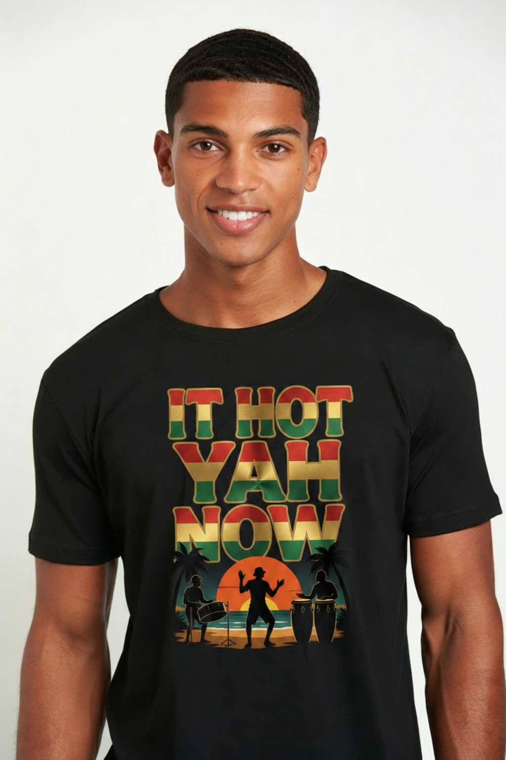 It Hot Wah Now Beach Party - Jamaican Patois T-Shirt