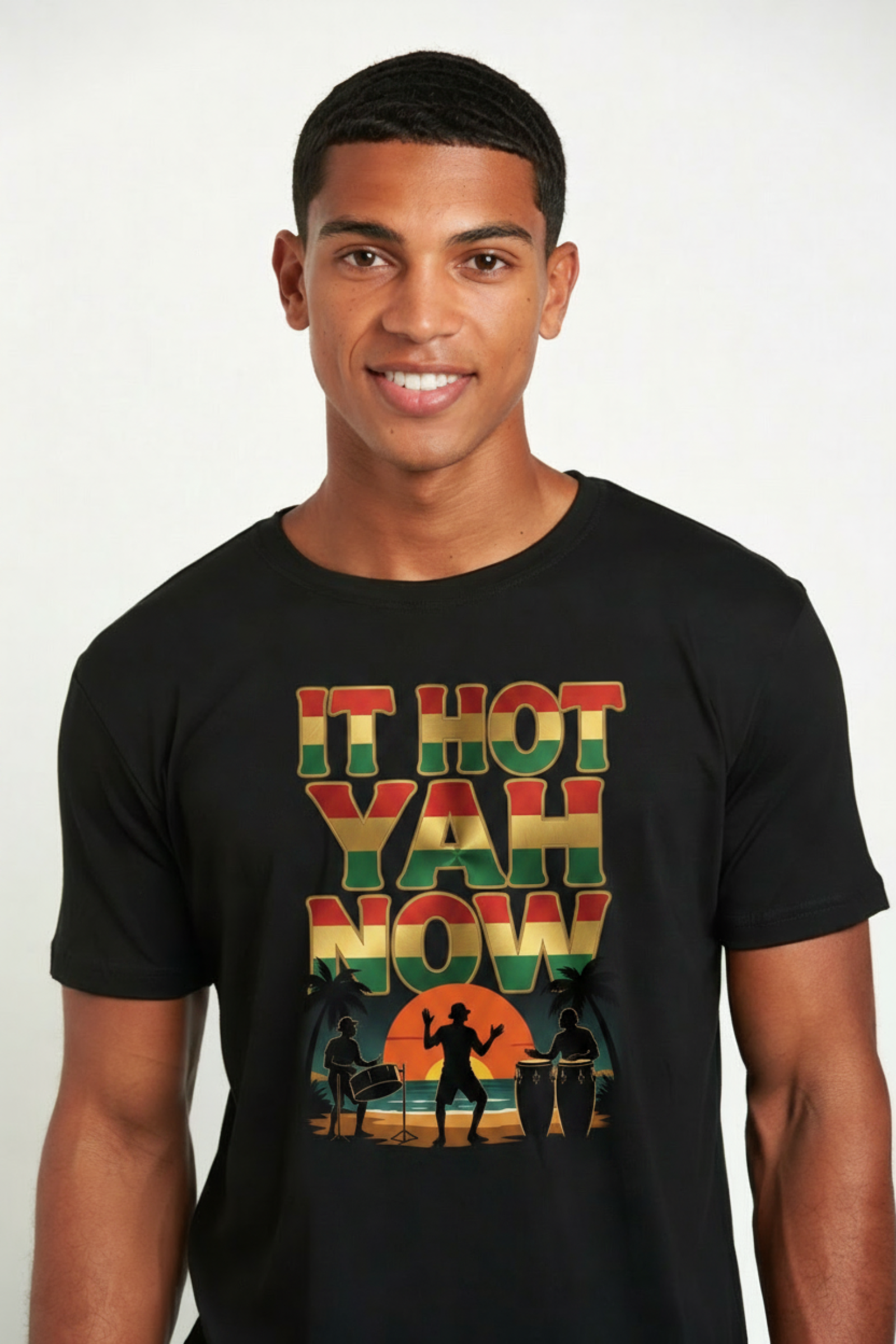 It Hot Wah Now Beach Party - Jamaican Patois T-Shirt
