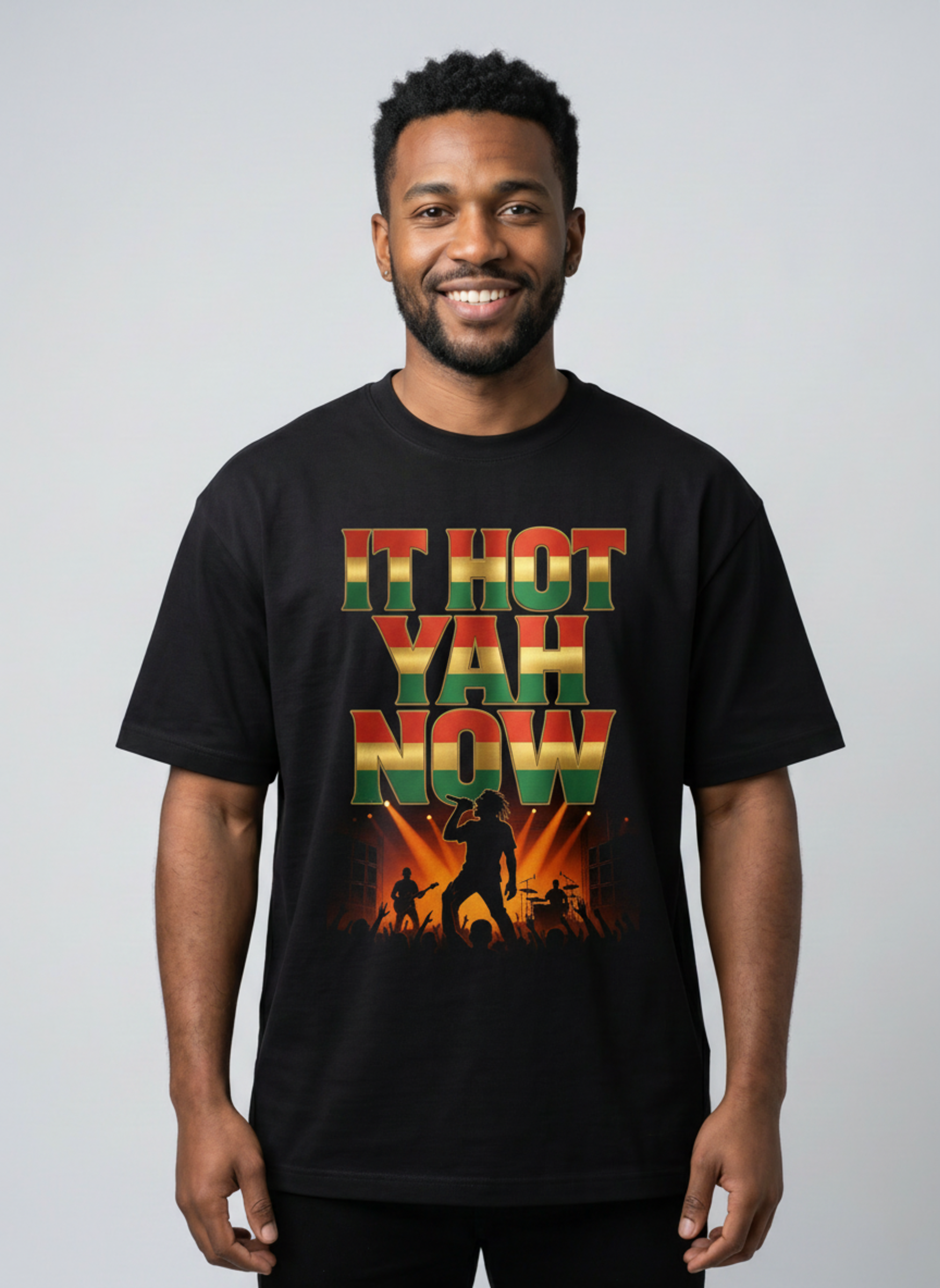 It Hot Yah Now Stage Show - Jamaican Patois T-Shirt