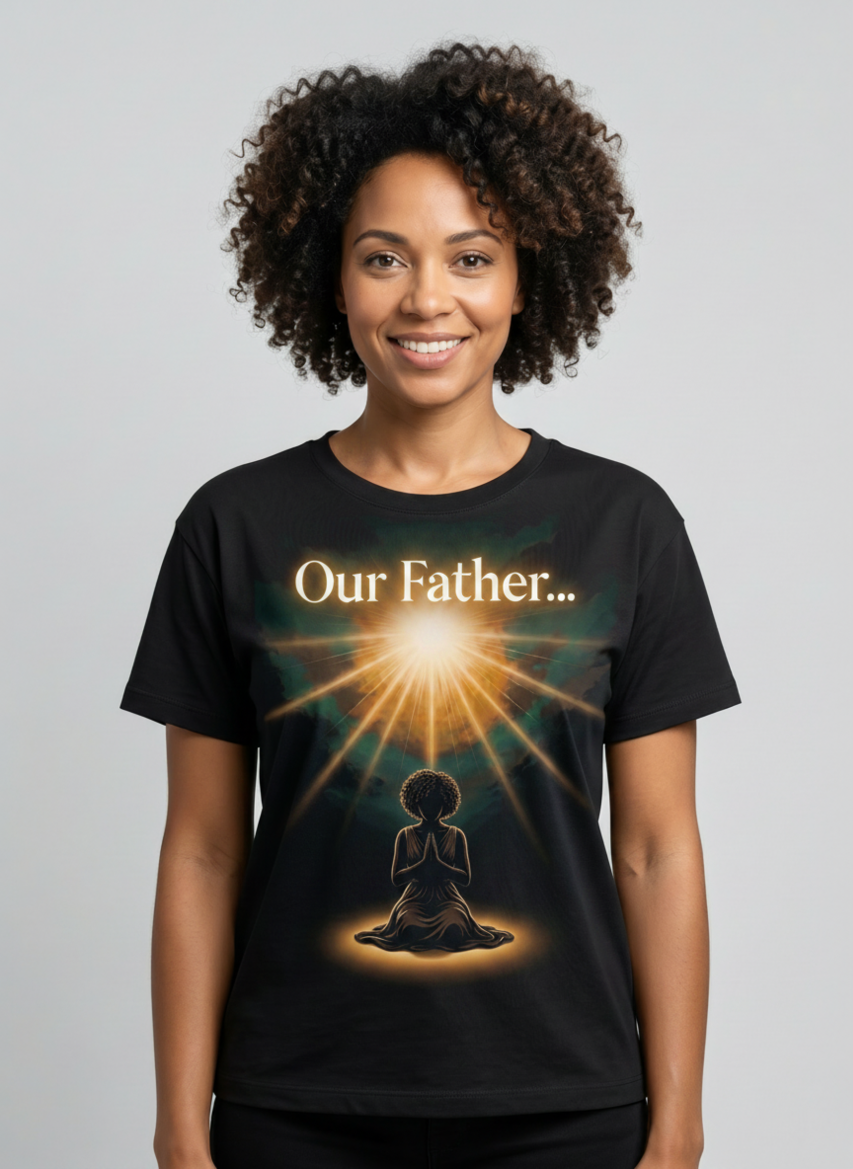 Our Father Lords Prayer Jamaican Christian T-shirt FM
