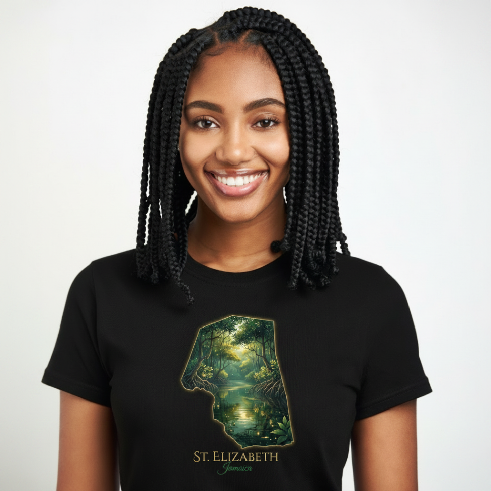 St. Elizabeth Parish Jamaica T-Shirt - Black River | Jamaican Pride Apparel