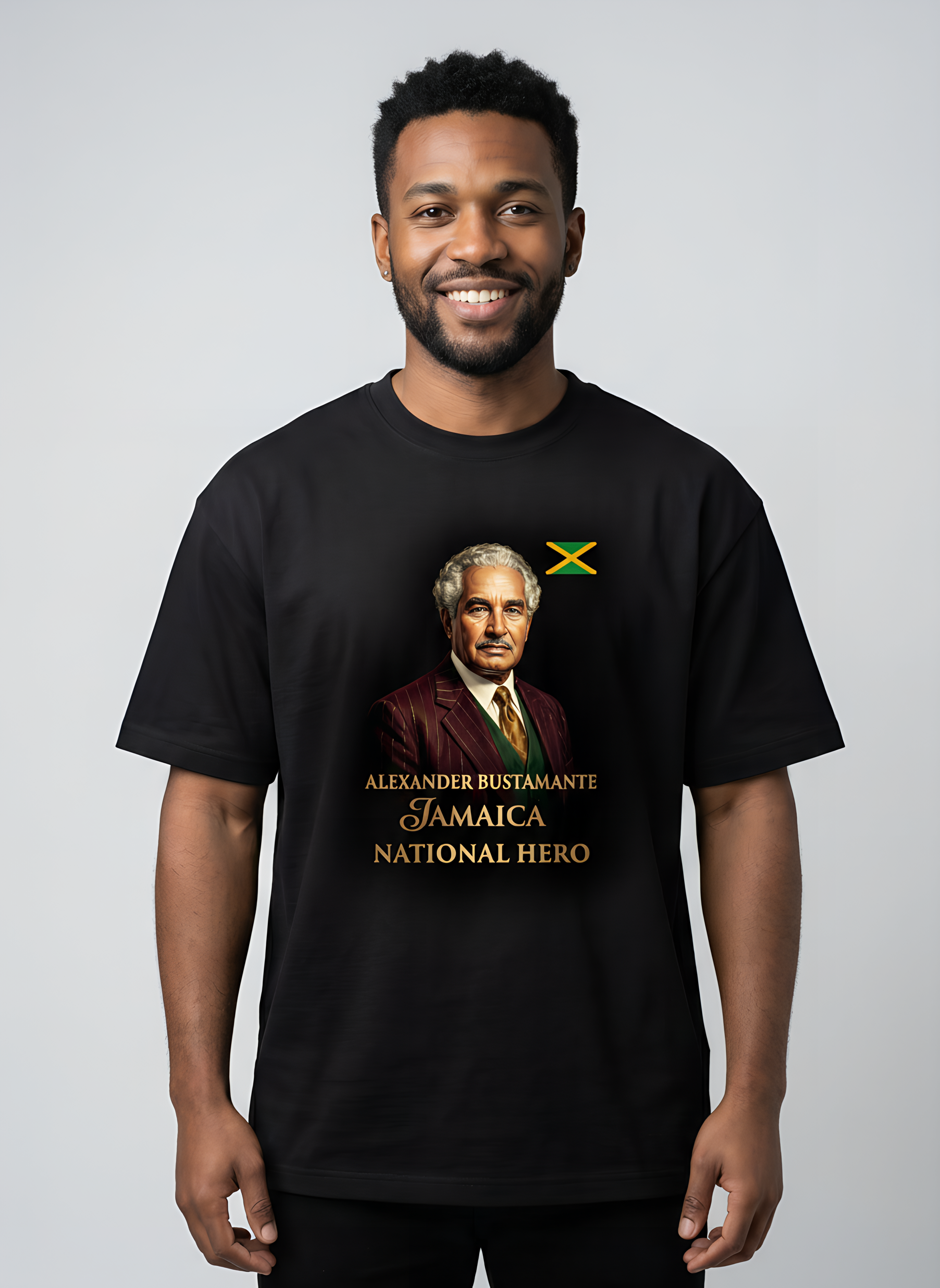 Sir Alexander Bustamante - Jamaica National Hero T-Shirt