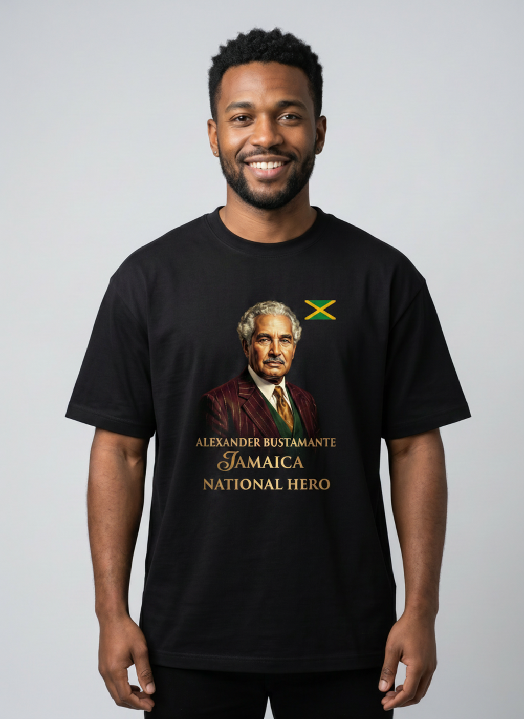 Alexander Bustamante - Jamaica National Hero T-Shirt