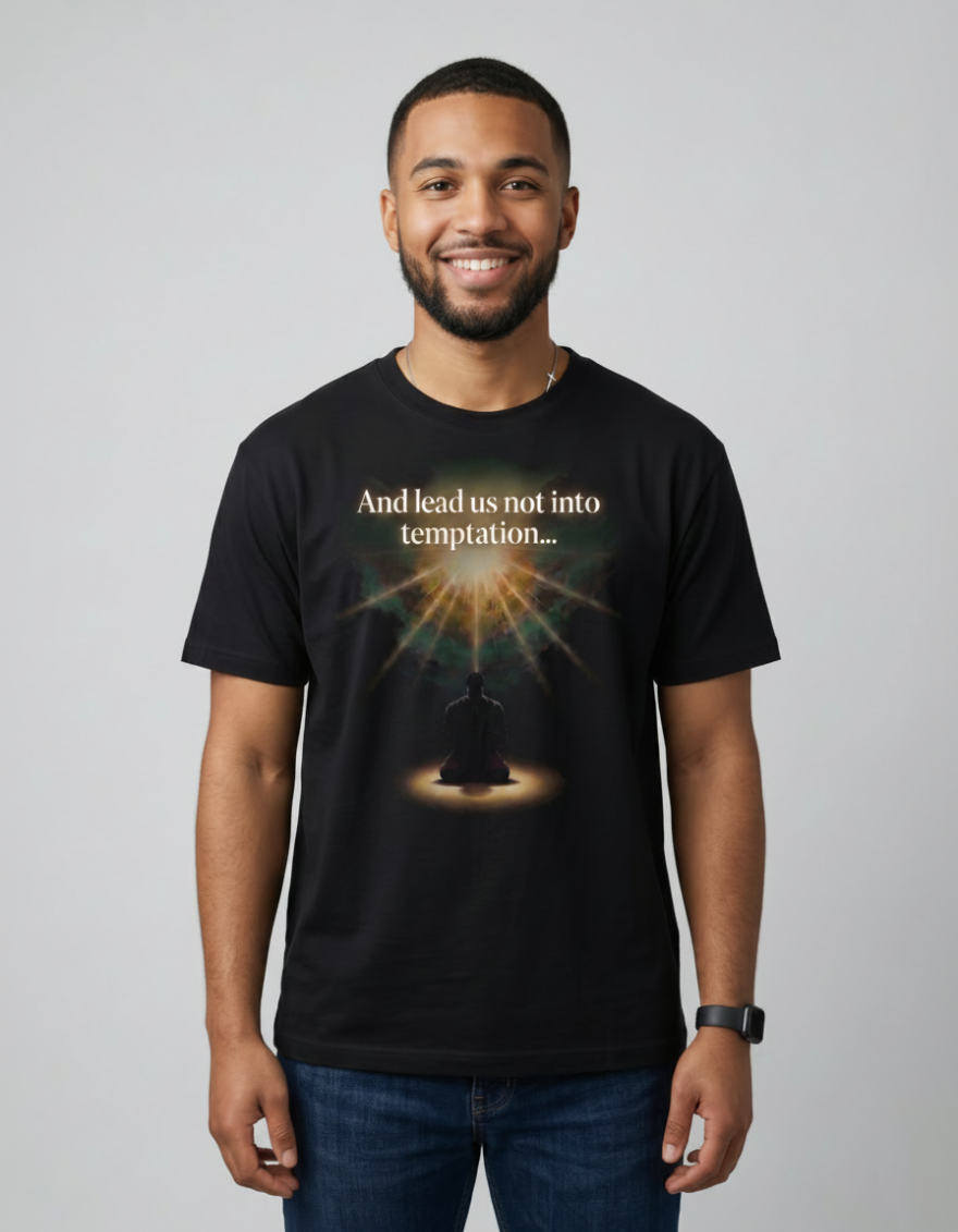 And Lead Us Not Into Temptation… - Lord's Prayer Series Jamaican Christian T-Shirt