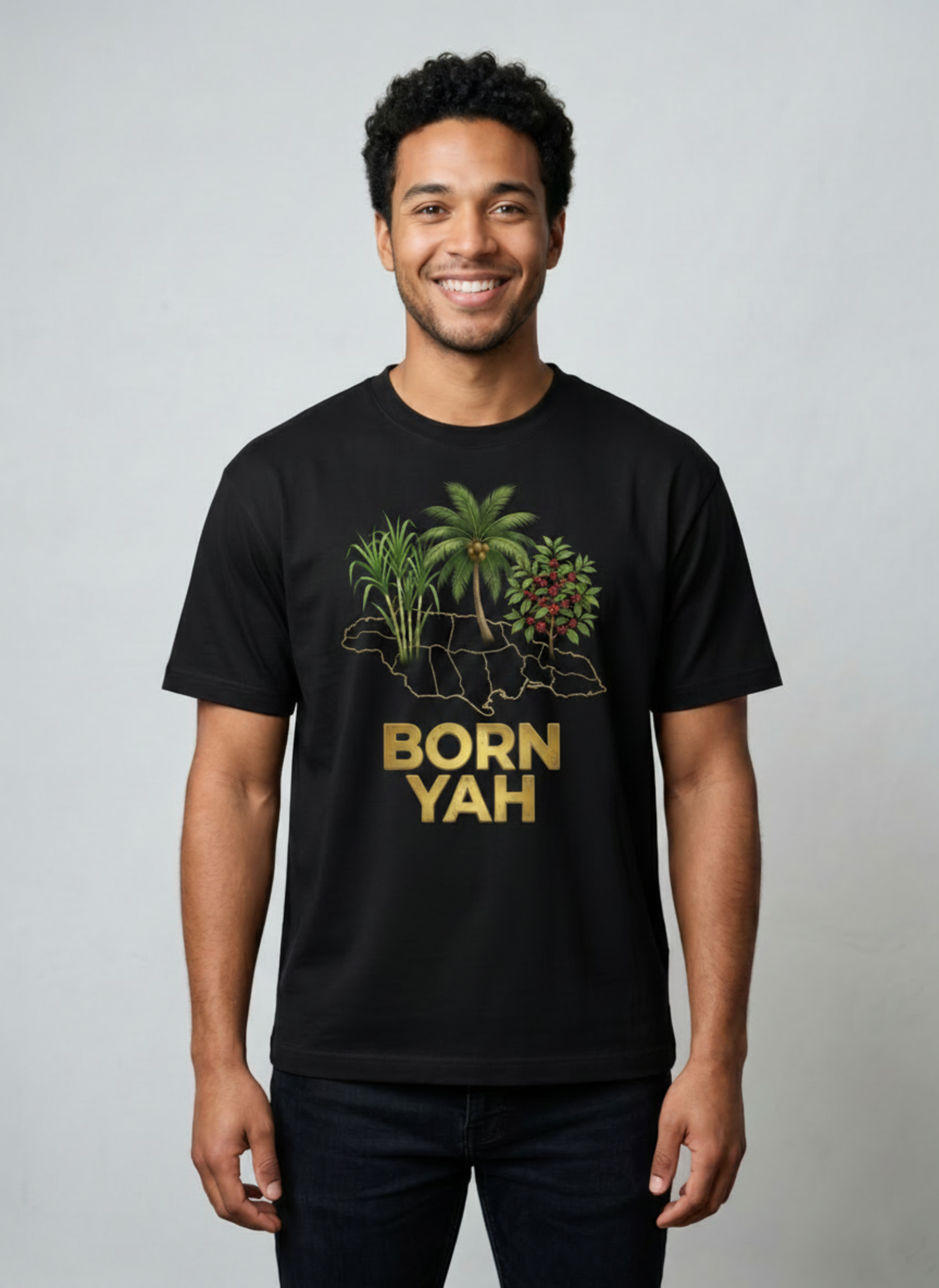 Born Yah - Jamaican Pride T-Shirt - Roots & Culture
