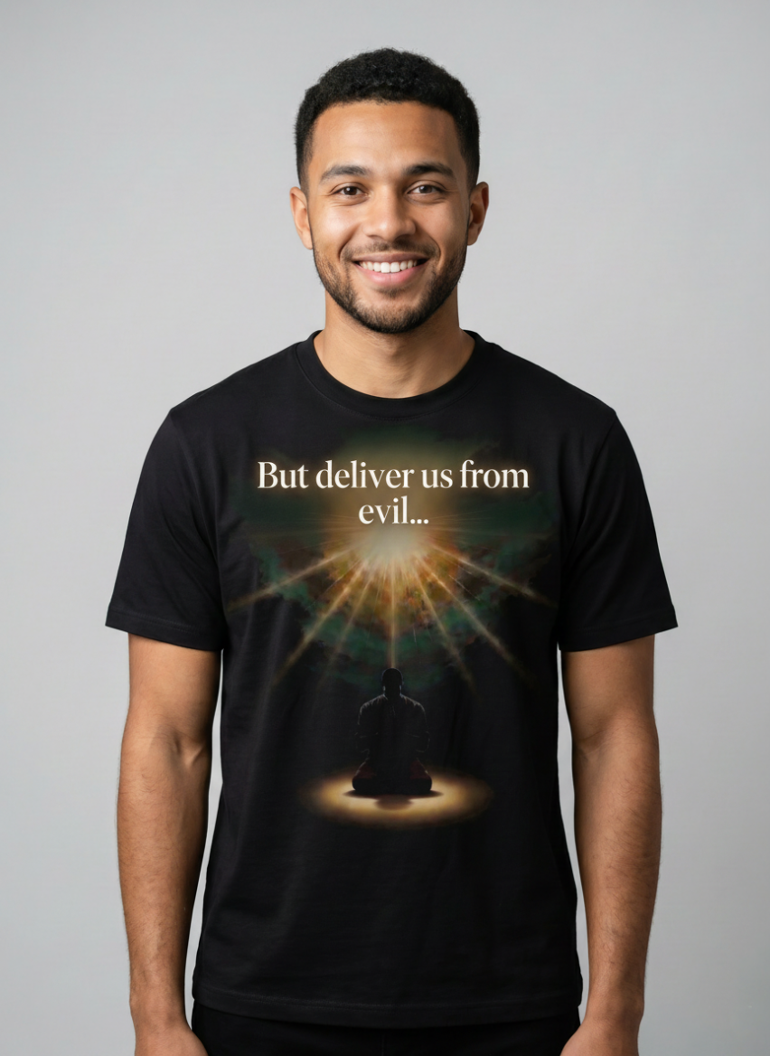 But Deliver Us From Evil… - Lord's Prayer Series Jamaican Christian T-Shirt