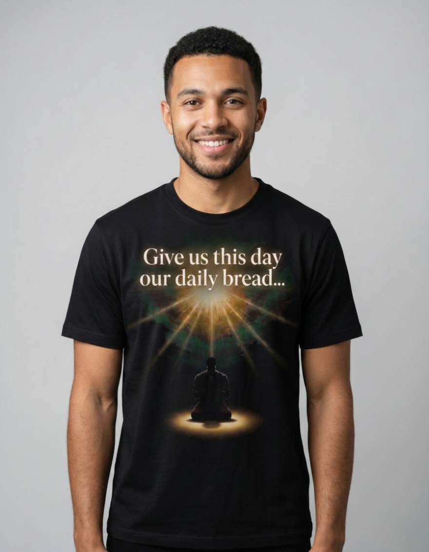 Give Us This Day Our Daily Bread… - Lord's Prayer Series Jamaican Christian T-Shirt