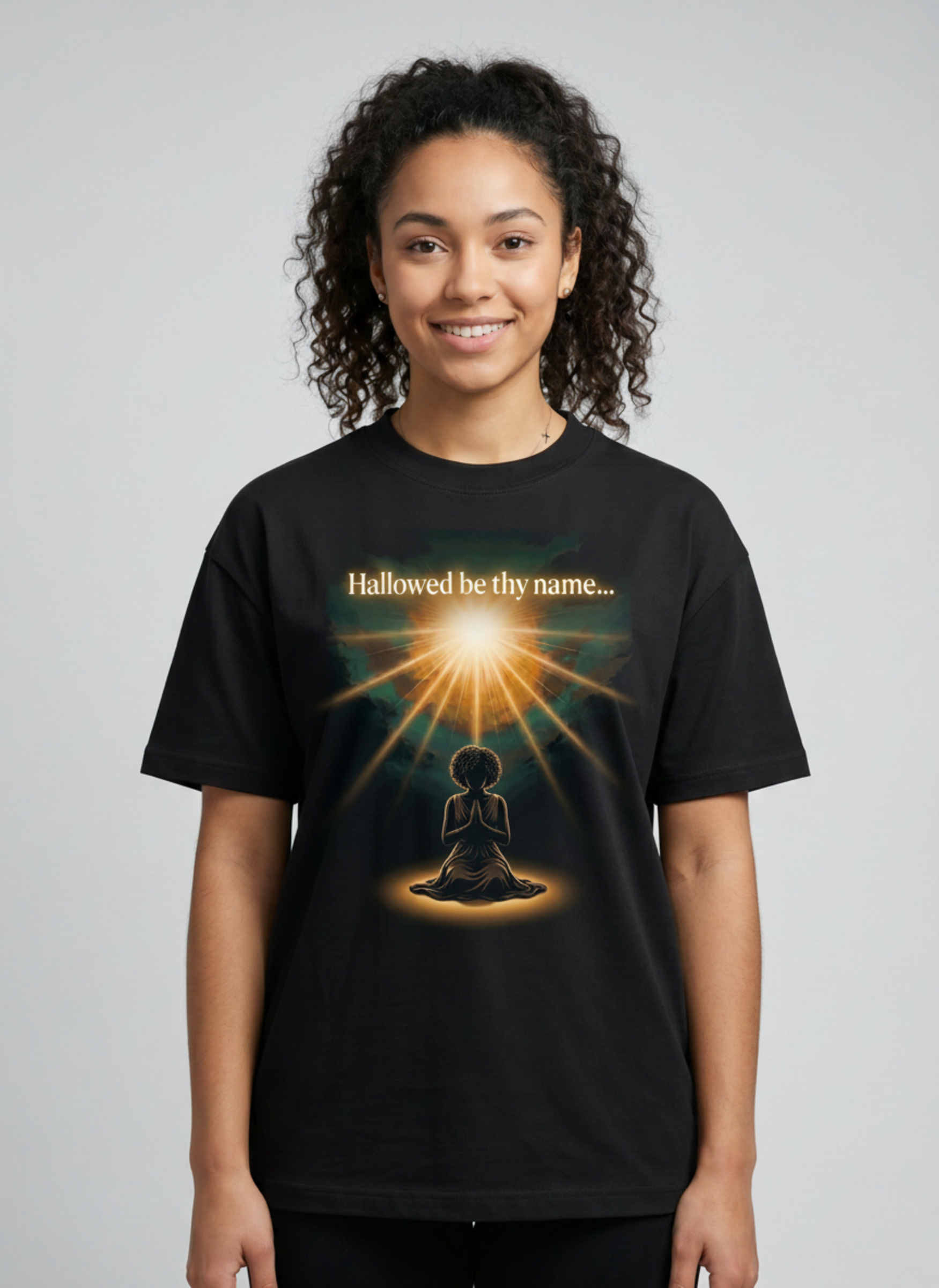 Hallowed Be Thy Name… - Lord's Prayer Series Jamaican Christian T-Shirt (Women's)
