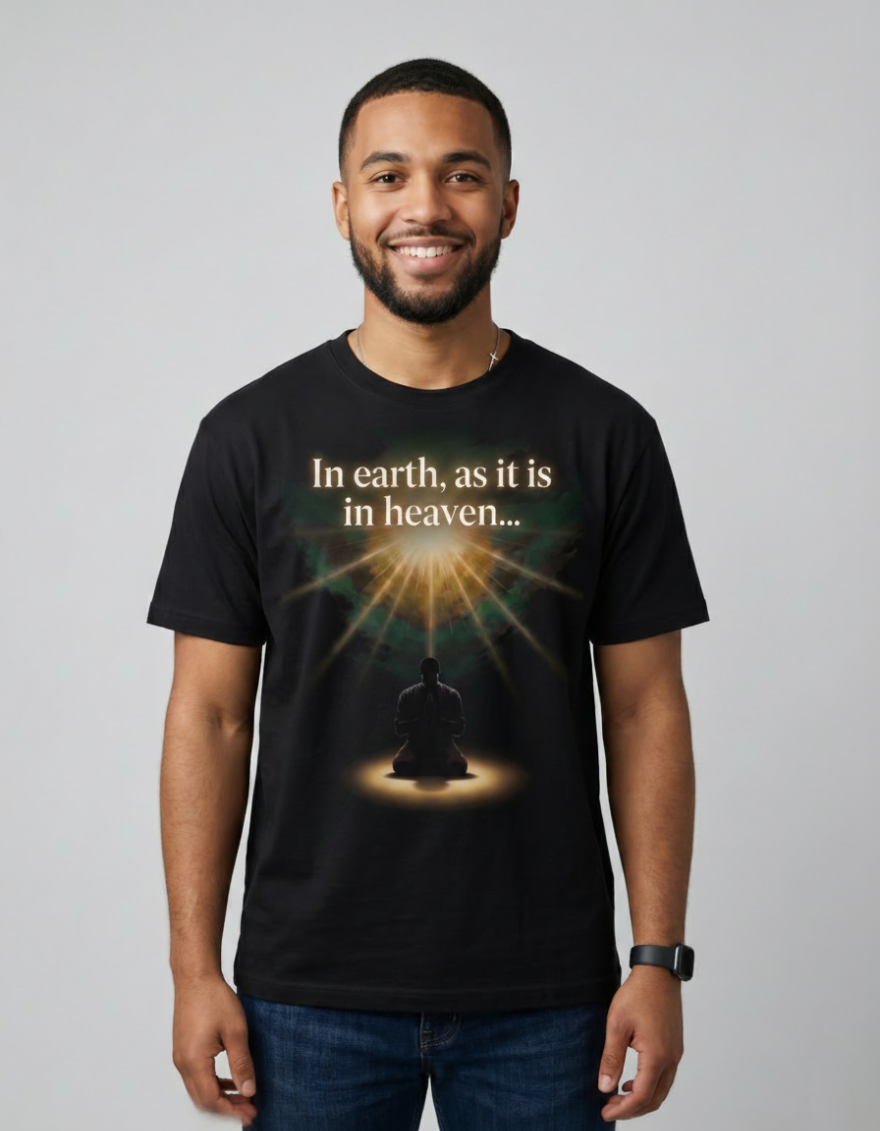 In Earth, As It Is in Heaven… - Lord's Prayer Series Jamaican Christian T-Shirt