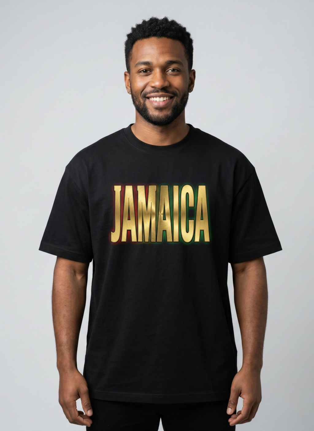 JAMAICA Gold Metallic Pride T-Shirt - Roots & Culture
