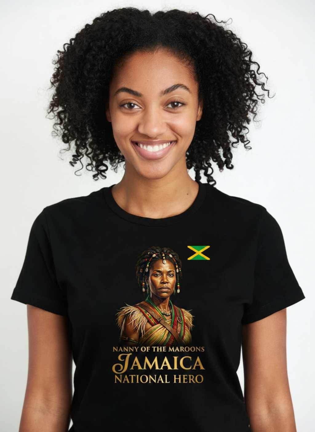 Nanny of the Maroons Jamaica National Hero T-Shirt - Roots & Culture