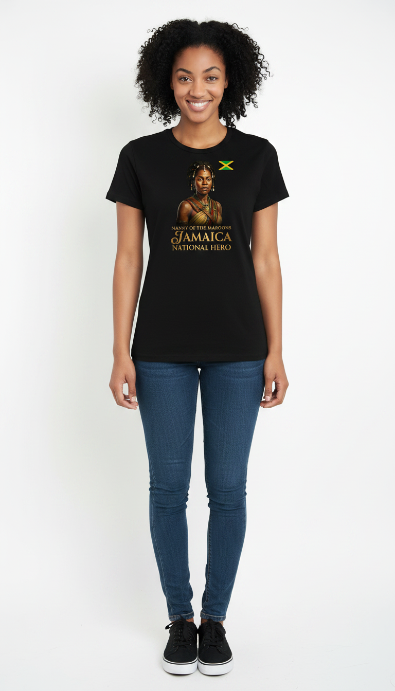 Nanny of the Maroons Jamaican National Hero T-Shirt | Roots & Culture