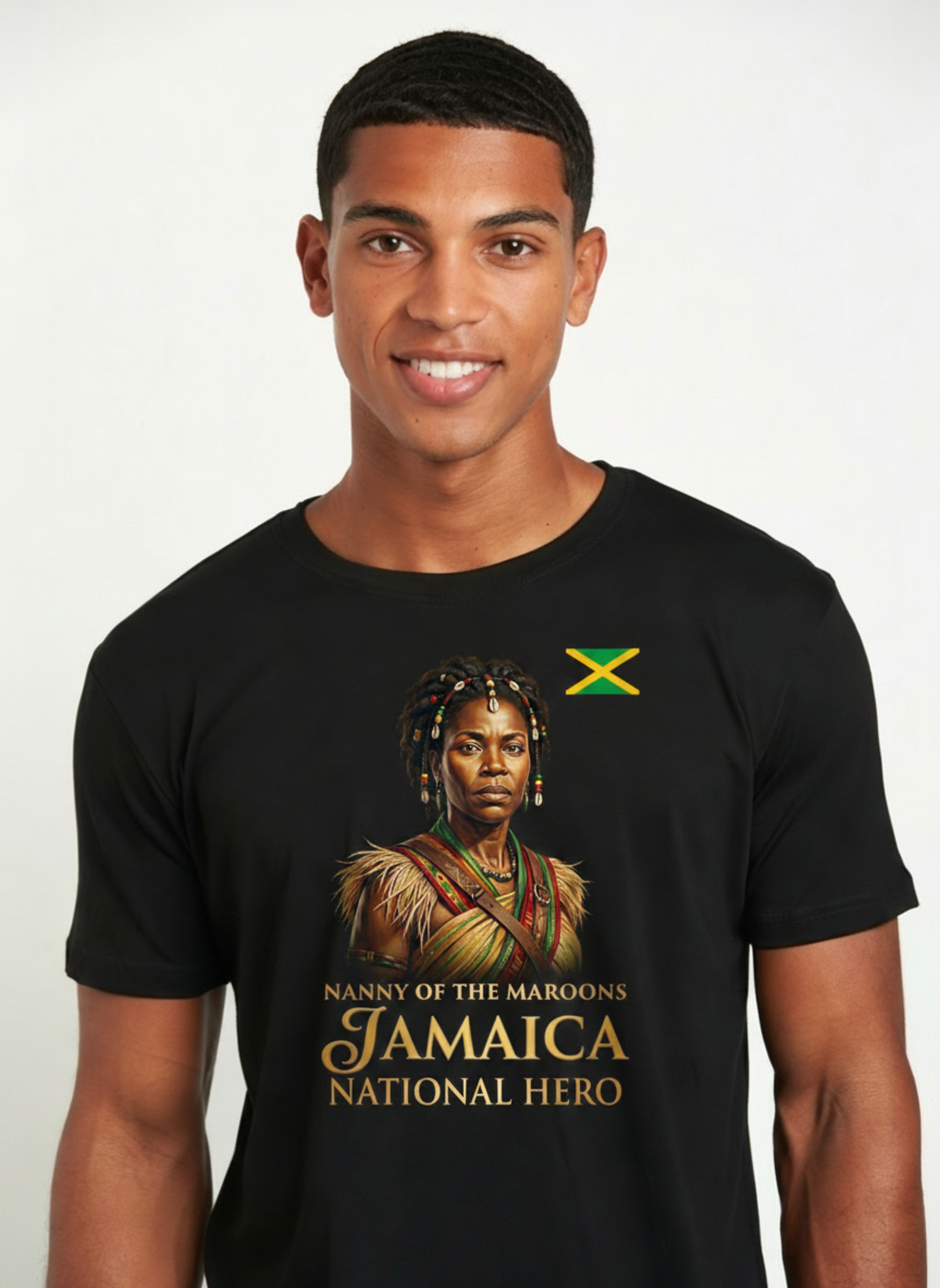 Nanny of the Maroons Jamaica National Hero T-Shirt - Roots & Culture