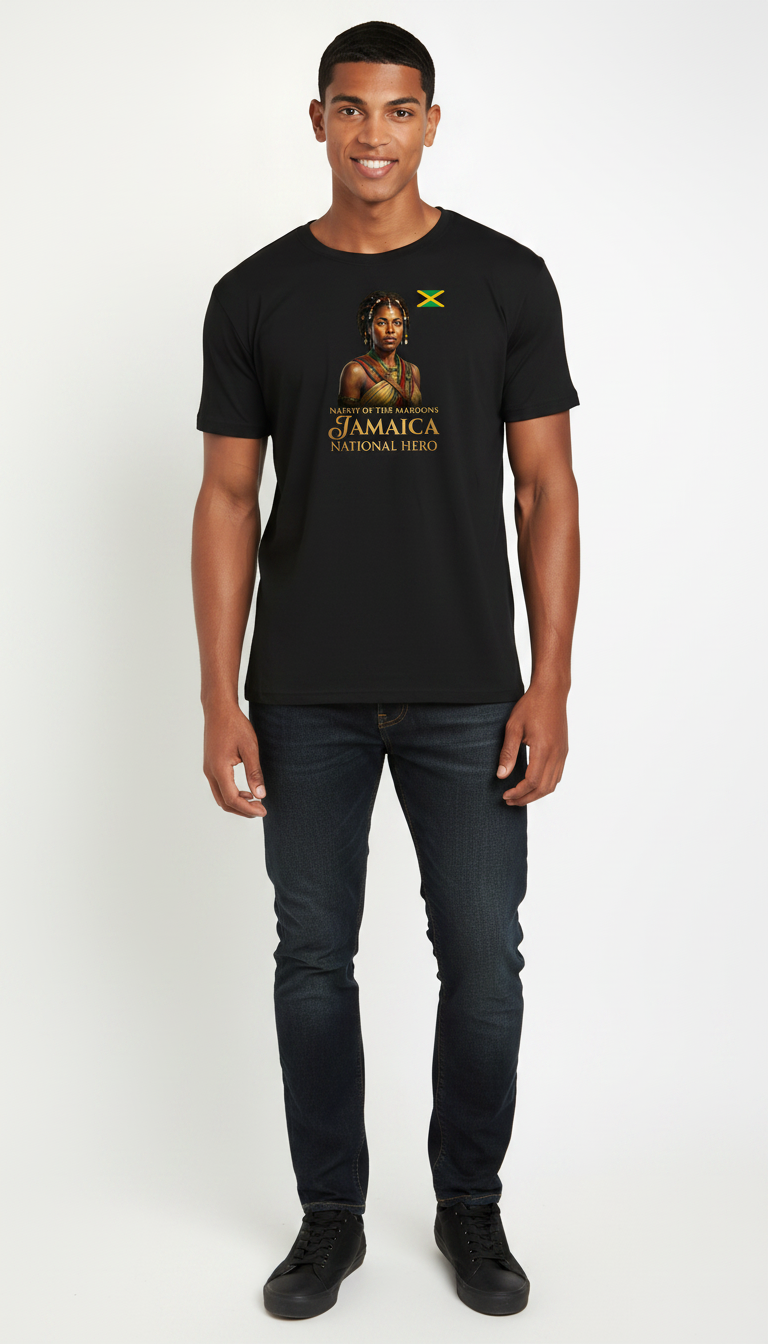 Nanny of the Maroons Jamaican National Hero T-Shirt | Roots & Culture