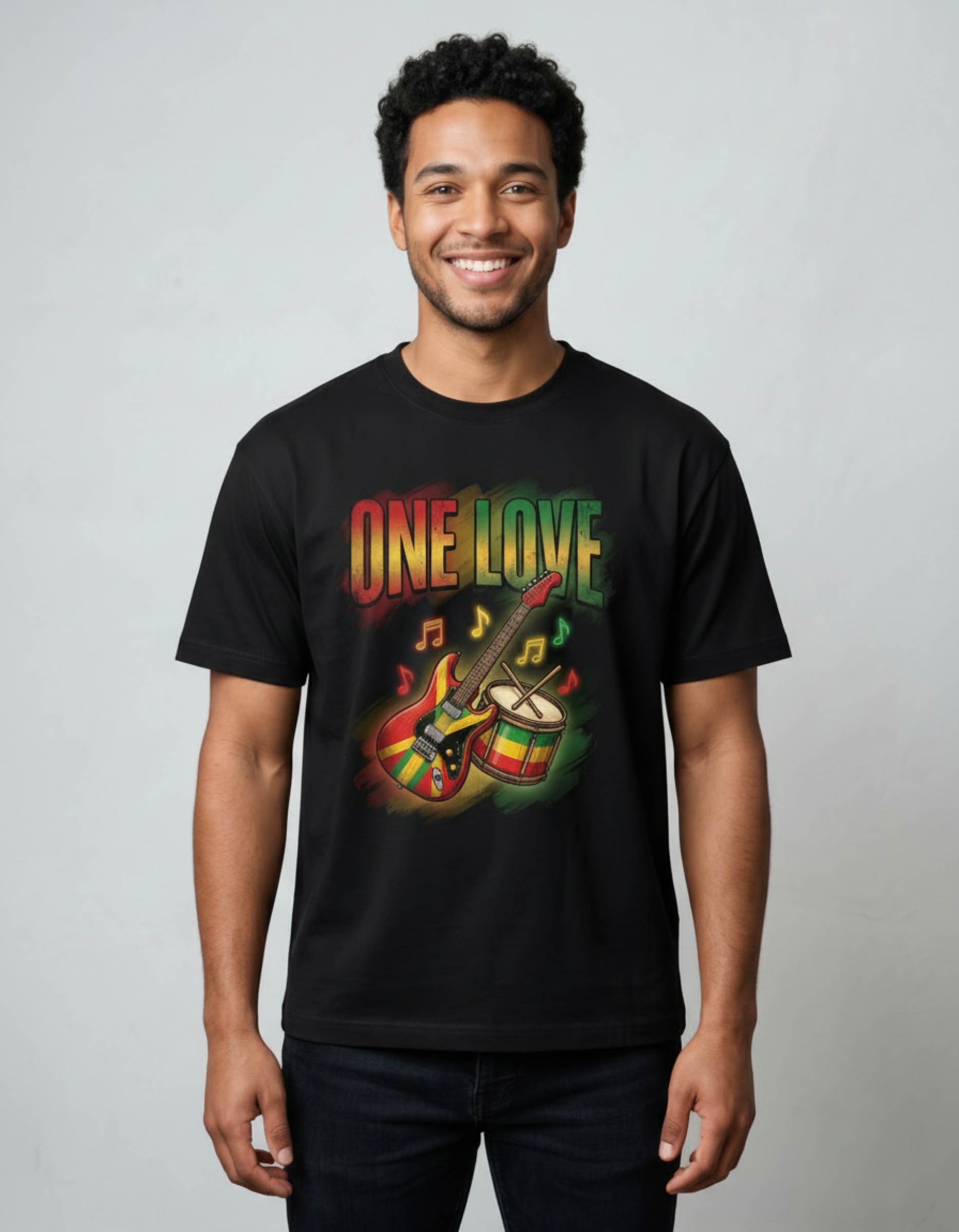 One Love Reggae Music T-Shirt - Roots & Culture