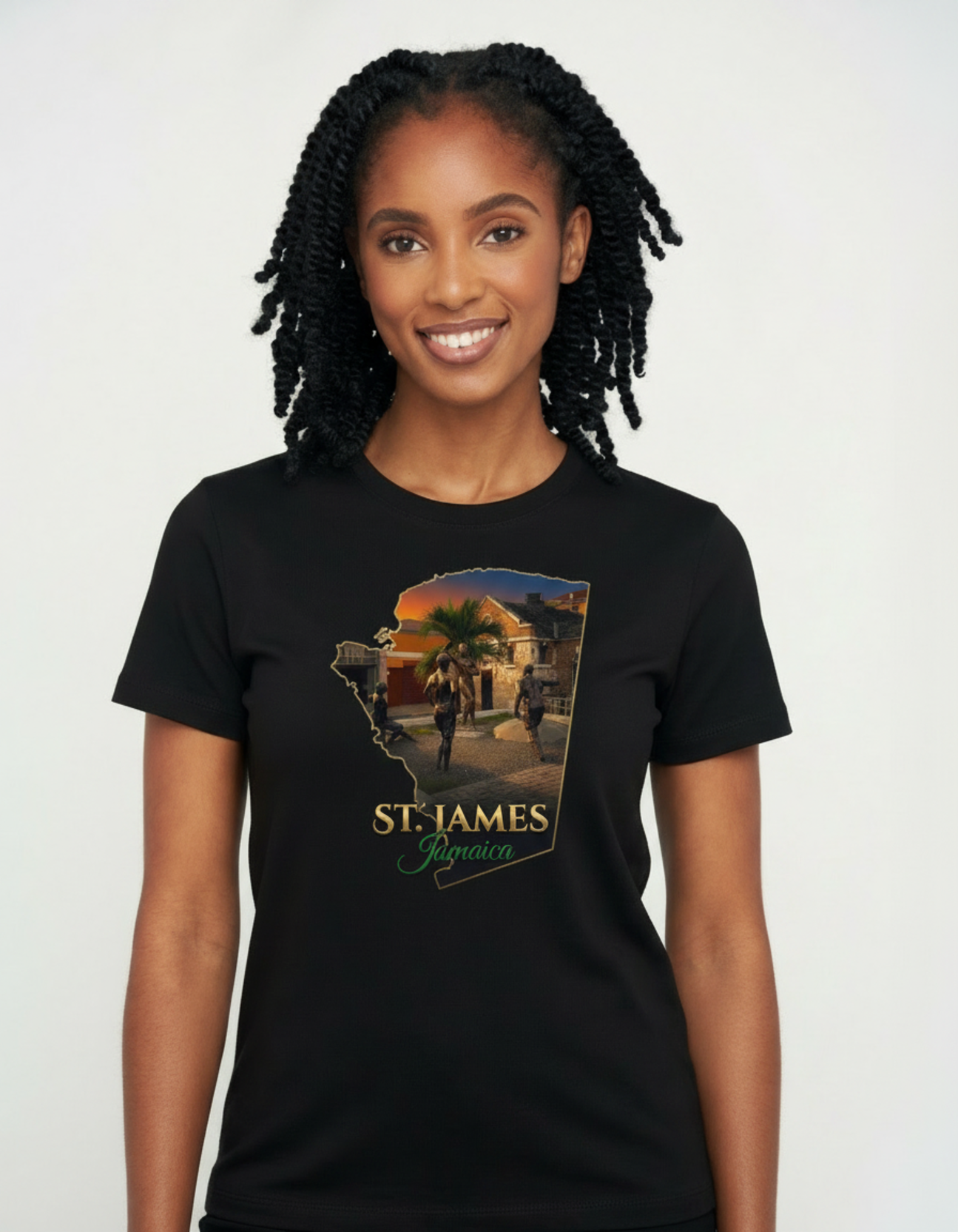 St. James Parish Jamaica T-Shirt - Sam Sharpe Square | Jamaican Pride Apparel