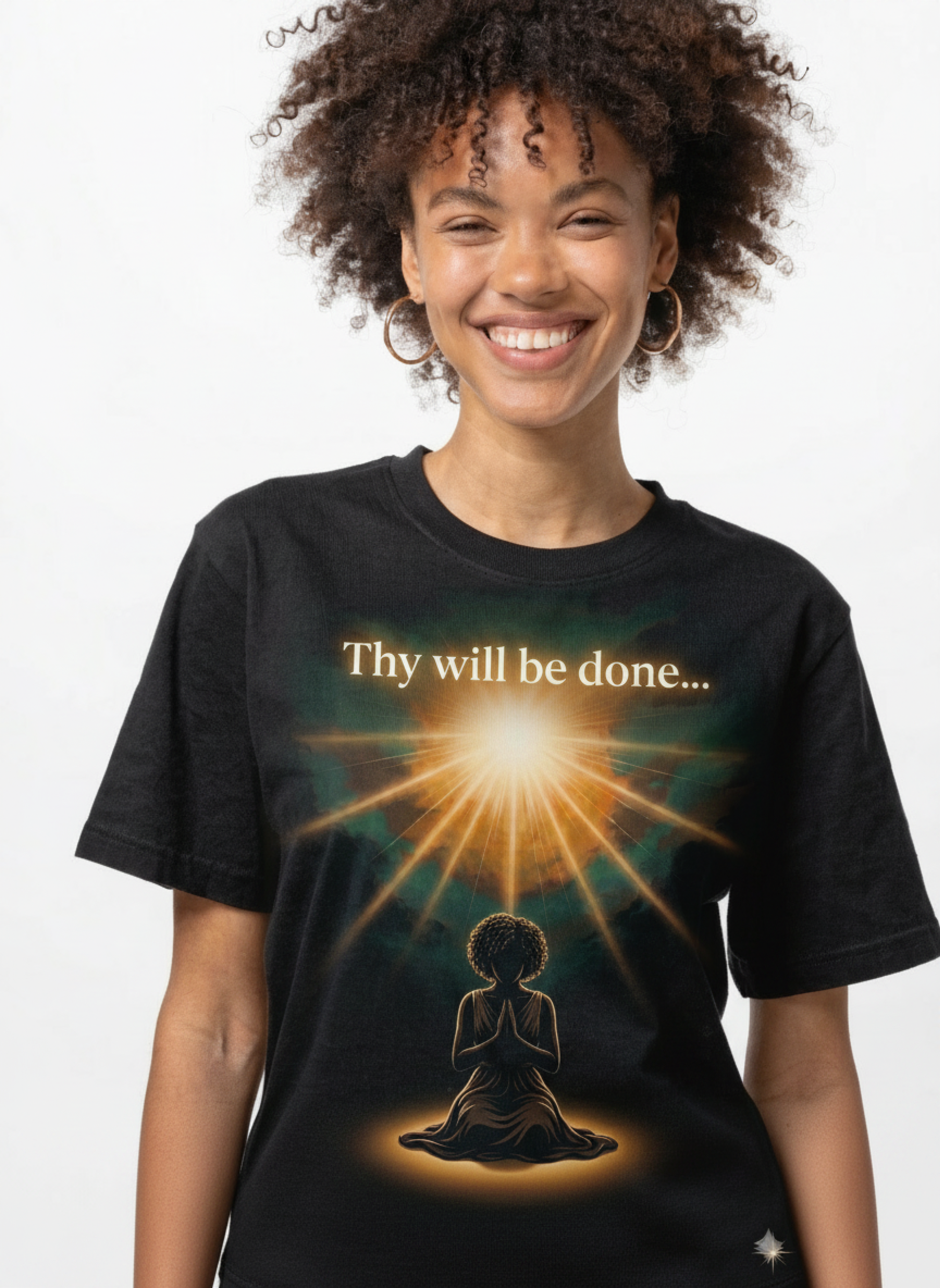 Thy Will Be Done… - Lord's Prayer Series Jamaican Christian T-Shirt (Women's)