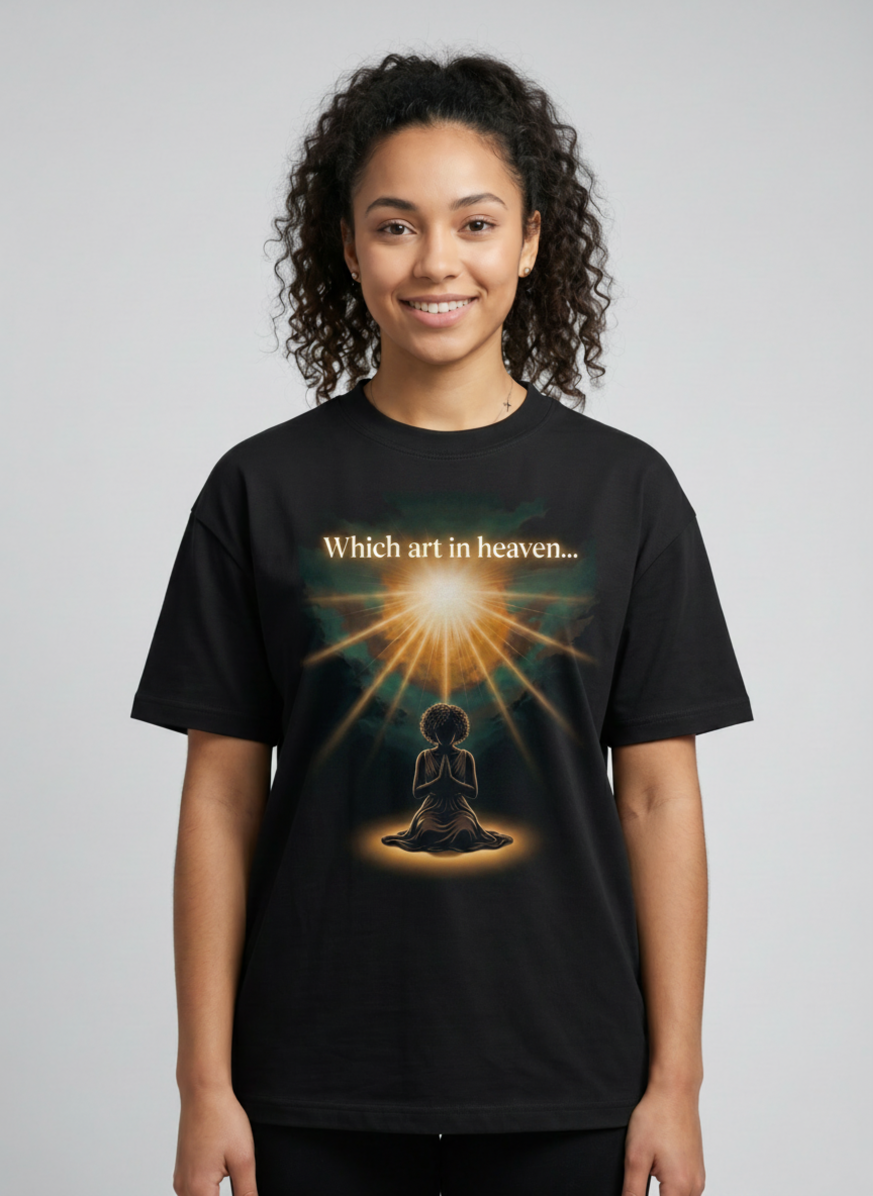 Which Art in Heaven… - Lord's Prayer Series Jamaican Christian T-Shirt (Women's)